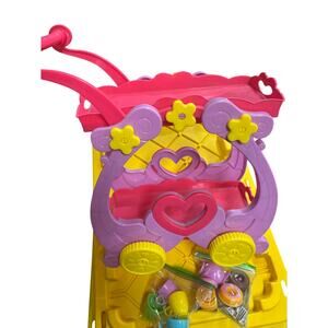 Kid Connection rolling tea cart with food teacups sweets euc